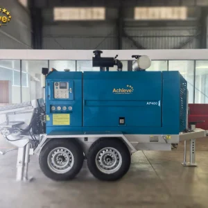 Pompe à Béton sur Remorque ACHIEVE AP400 Diesel - Neuve