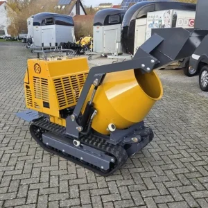 Bétonnière Autochargeuse sur Chenilles avec Benne Basculante