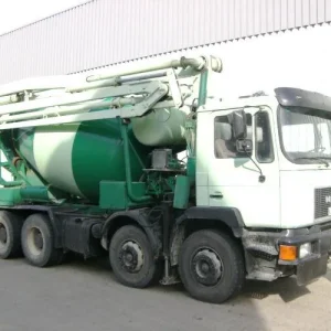 MAN 33.292 – Camion bétonnière 7 m³ avec pompe Euro 2